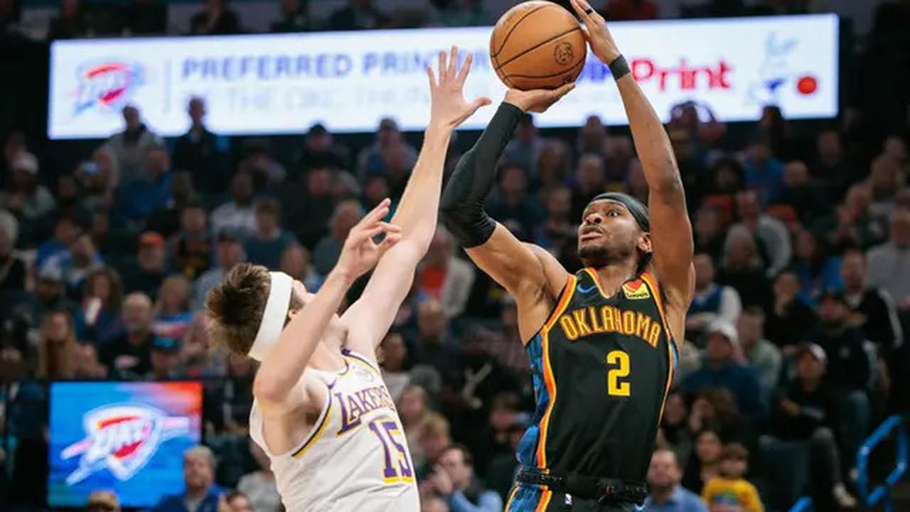 Hasil NBA: Bikin Shai Gilgeous-Alexander Tak Dapat Free Throw, Lakers Lumat Thunder