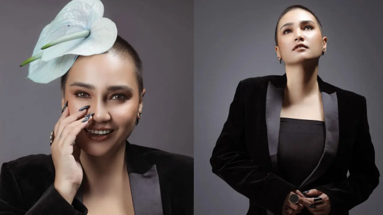 Potret Feby Febiola Dengan Busana Serba Hitam, Tampil Penuh Percaya Diri