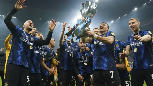 Menang Dramatis Atas Juventus, Inter Milan Juara Piala Super Italia