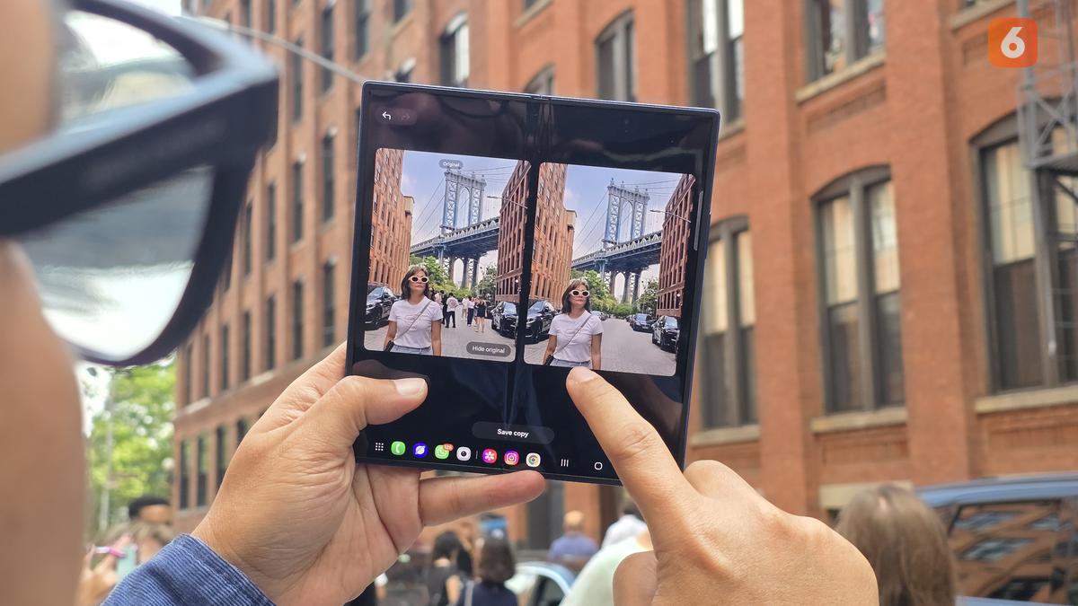 Hapus Objek Foto dengan Generative Edit di Galaxy Z Fold7 Lebih Cerdas dan 'Satset', Begini Hasilnya