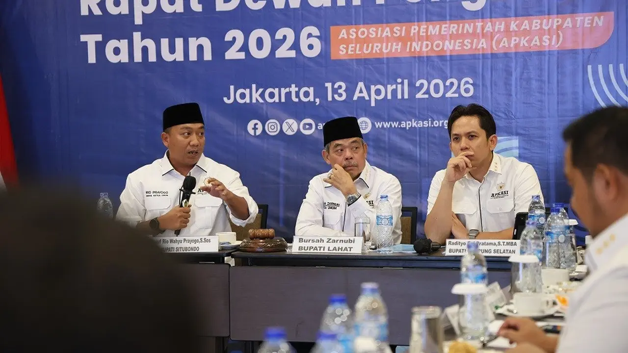 Rapat Dewan Pengurus Apkasi II Tahun 2026 yang berlangsung di Jakarta, Senin (13/4/2026) (Istimewa)