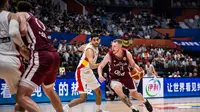 Duel sengit Latvia vs Spanyol di FIBA World Cup 2023