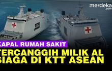 VIDEO: KRI WSH-991, Kapal Rumah Sakit Tercanggih TNI AL di KTT ASEAN