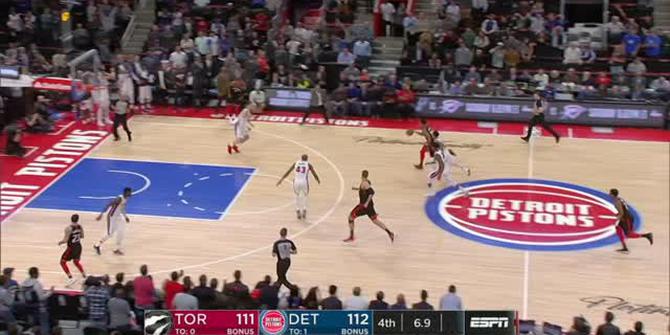 VIDEO : Cuplikan Pertandingan NBA, Raptors 121 vs Pistons 119