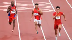 Sprinter andalan Indonesia, Lalu Muhammad Zohri, gagal melaju ke babak semifinal nomor 100 meter putra Olimpiade Tokyo 2020. (Dok NOC Indonesia)