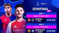Semifinal Liga Champions Leg 1 (Sumber: Dok. Vidio)