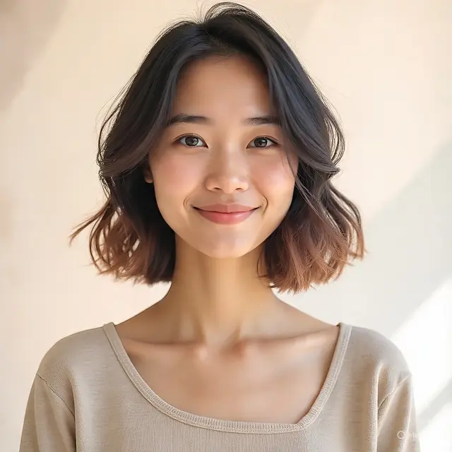 Rambut Pendek Ikal Wanita