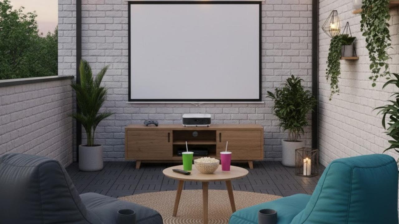 7 Desain Teras Kecil Tapi Kekinian dengan Bean Bag untuk Nobar Seru 2025, Dekorasi Hemat Ruang