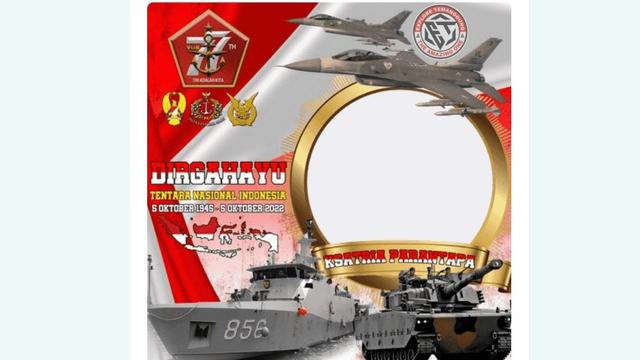 Hari Ulang Tahun ke-77 Tentara Nasional Indonesia (HUT ke-77 TNI) atau Dirgahayu TNI 2022, upacara peringatannya telah pada Rabu 5 Oktober 2022 di halaman Istana Merdeka Jakarta.