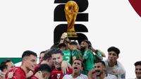 Ilustrasi Grup B putaran keempat Kualifikasi Piala Dunia 2026 zona Asia, Timnas Indonesia, Timnas Arab Saudi, Timnas Irak. (Bola.com/Benediktus Gerendo Pradigdo)