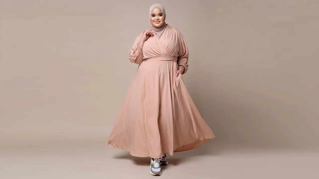 Tips Outfit untuk Wanita dengan Perut Buncit Agar Terlihat Ramping/Ilustrasi Gambar oleh AI