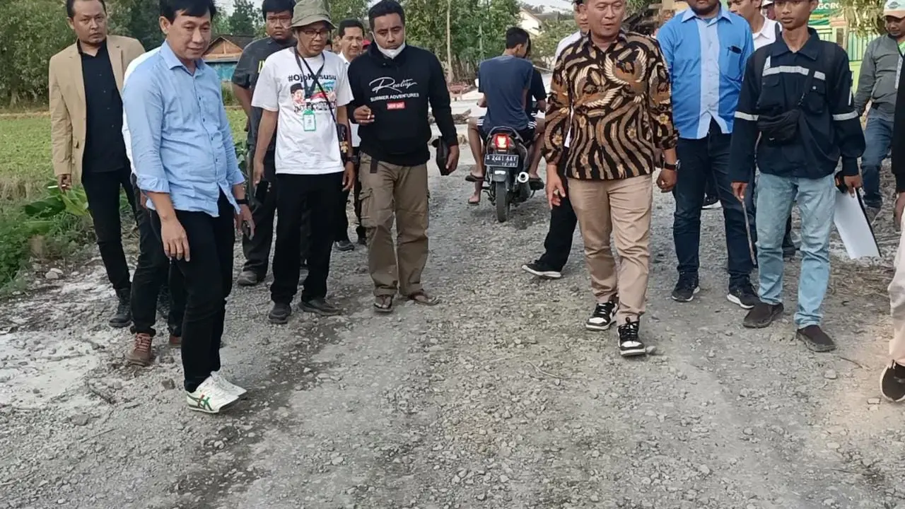 pembangunan jalan baru di Bojonegoro
