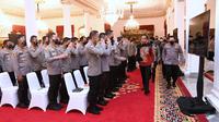 Presiden Joko Widodo bersama Kapolri Jenderal Listyo Sigit Prabowo tiba di Istana Merdeka, Jakarta, Jumat (14/10/2022). Presiden Joko Widodo (Jokowi) mengumpulkan jajaran Kepolisian Negara Republik Indonesia (Polri) di Istana Negara, kompleks Istana Kepresidenan, Jakarta, Jumat (14/10/2022). (Foto: Lukas - Biro Pers Sekretariat Presiden)