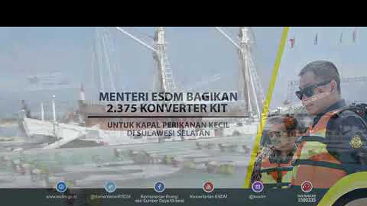 Menteri ESDM bagikan 1.375 konverter kit gratis di Makassar