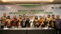 Penandatangan nota kesepakatan kerja sama antara Central Group bersama perbankan, agen properti, Travelio, dan Qlue, pada Rabu, 03 Agustus 2022 di Ascott Sudirman, Jakarta.