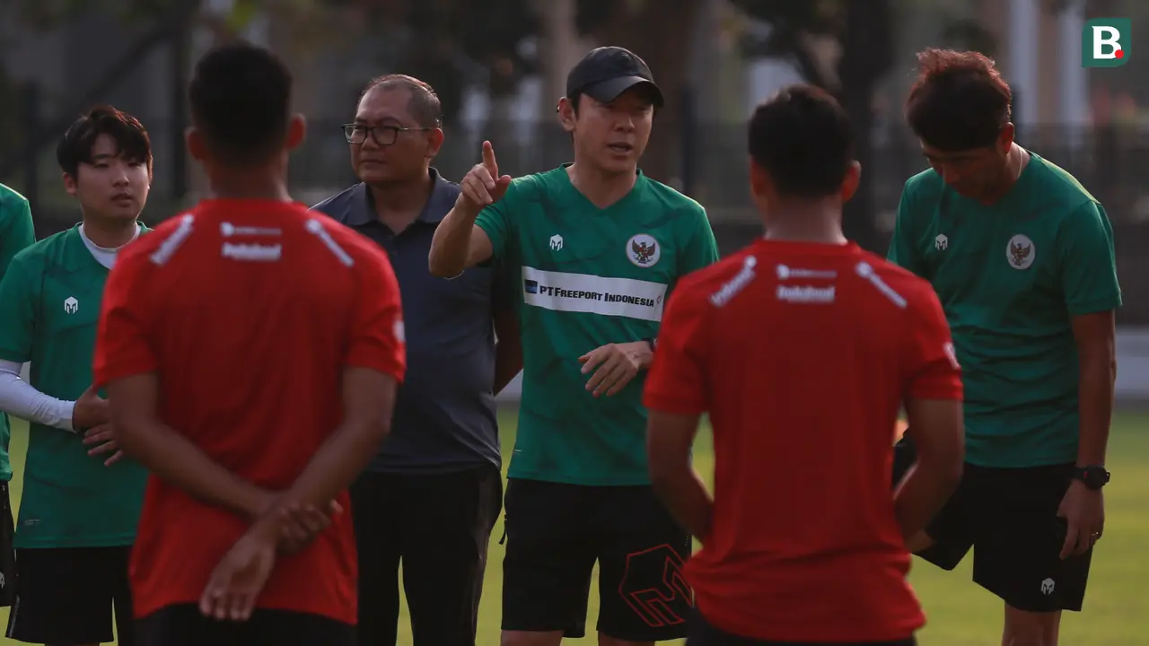 FOTO Latihan Timnas Indonesia U-23
