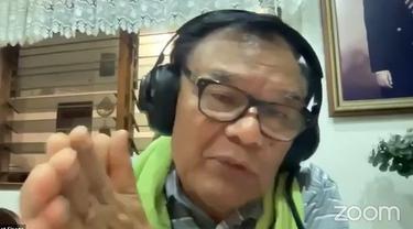 Direktur Eksekutif Gabungan Industri Minyak Nabati Indonesia (GIMNI) Sahat Sinaga dalam Diskusi Virtual : Dampak Kebijakan Pengendalian Harga Goreng Bagi Petani Swadaya, Senin (1/8/2022).