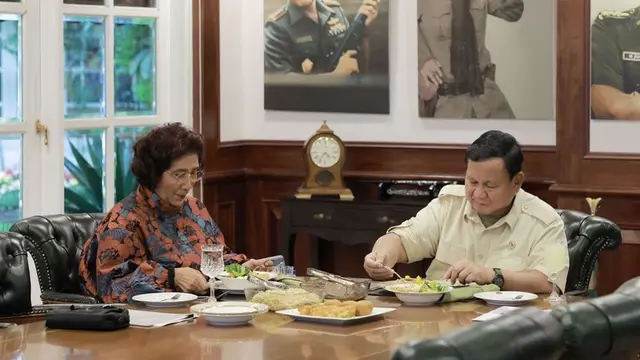 Susi Pudjiastuti - Prabowo Subianto (Foto: Instagram/@susipudjiastuti115)
