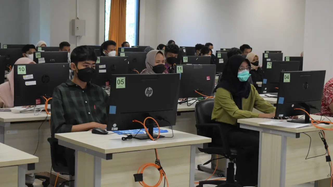 UTBK-SBMPTN Unsoed 2022. (Foto: Liputan6.com/Humas Unsoed)
