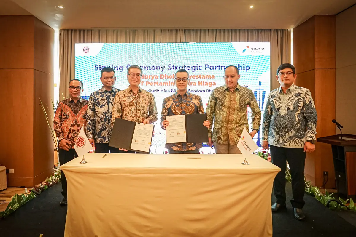 Pertamina Patra Niaga & Surya Dhoho Investama Kerja Sama Operasikan Depot Pengisian Pesawat Udara di Kediri