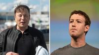 Bukan di Colosseum, Duel Elon Musk vs Mark Zuckerberg Akan Digelar di Tempat Ini. (Christophe Gateau/AFP |&amp;nbsp;(AP Photo/Eric Risberg, File)(AP Photo/Ben Margot)
