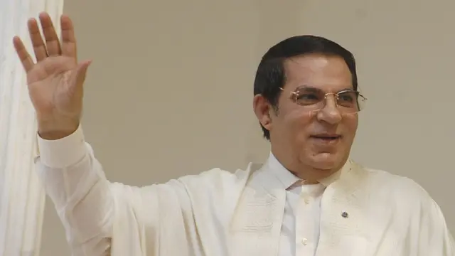Penguasa otokratis Tunisia Zine El Abidine Ben Ali, yang digulingkan pada 2011, meninggal di pengasingan di Arab Saudi. (Foto AP / Hassene Dridi)