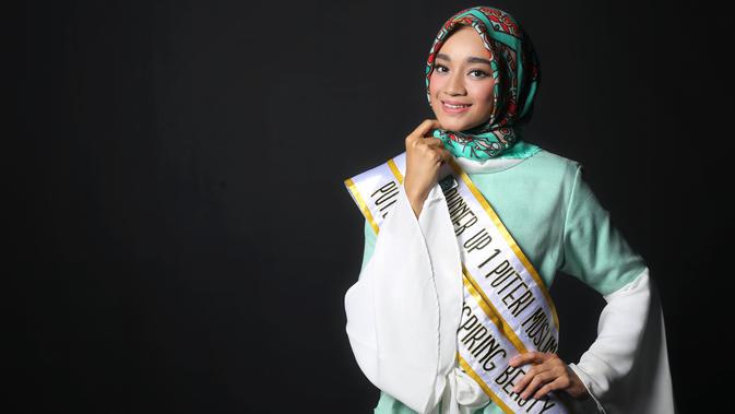 Intip Model Hijab Tiara Sukmasari - Puteri Muslimah 