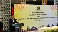  Ignasius Jonan dan Gubernur BI melakukan penandatanganan tentang Nota Kesepahaman tentang Kerja Sama dan Koordinasi.