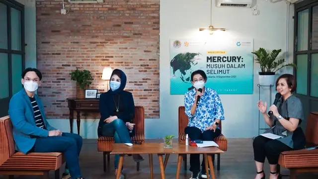 Diskusi Merkuri: Musuh Dalam Selimut hasil kerja sama KLHK dengan United Nations Development Programme (UNDP).