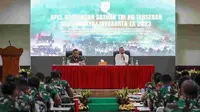 Penjabat (Pj) Gubernur DKI Jakarta Heru Budi Hartono memastikan Pemerintah Provinsi (Pemprov) DKI Jakarta akan bersinergi dengan Kodam Jaya mengamankan Jakarta jelang Pemilu 2024.