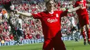 Tak sia-sia, ternyata di Liverpool adalah musim terbaik Torres selama berkarier. Di Liverpool Torres mencetak 50 gol pada laga ke-72. (AFP/Tony Spencer)