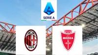 Liga Italia - AC Milan Vs Monza (Bola.com/Adreanus Titus)