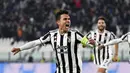Juventus mencetak gol-golnya lewat Paulo Dybala (dua gol), yang disusul Alvaro Morata dan Federico Chiesa. (AP/Marco Alpozzi)