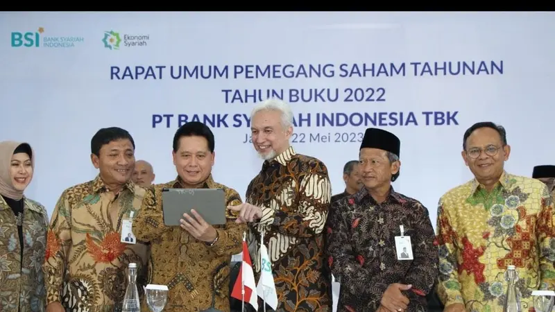 Rapat Umum Pemegang Saham Tahunan (RUPST) PT Bank Syariah Indonesia Tbk (BRIS), Senin (22/5/2023). (Foto: Bank Syariah Indonesia)
