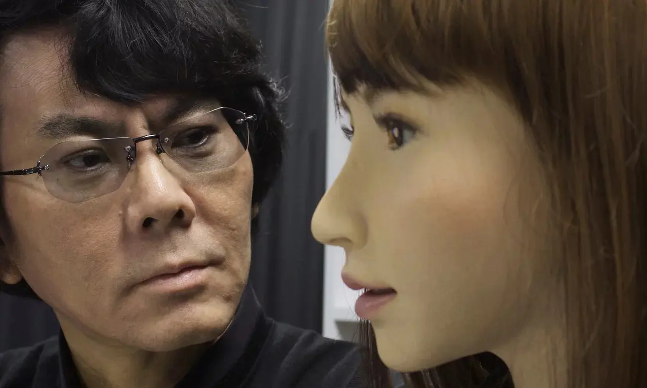 Robot Erica karya profesor Jepang Hiroshi Ishiguro (Sumber: The Guardian)