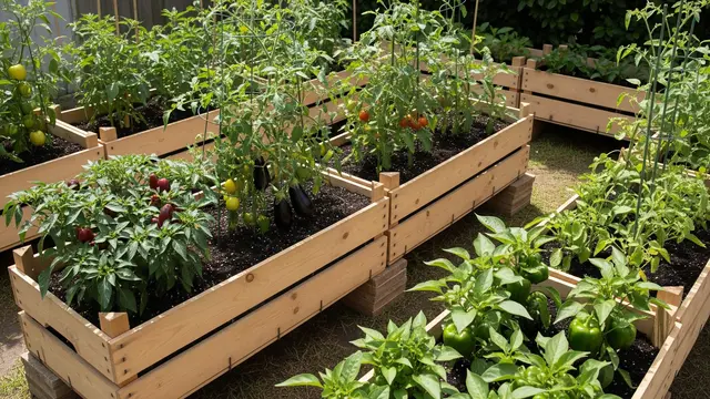 Kebun Sayur Horizontal di Halaman Rumah