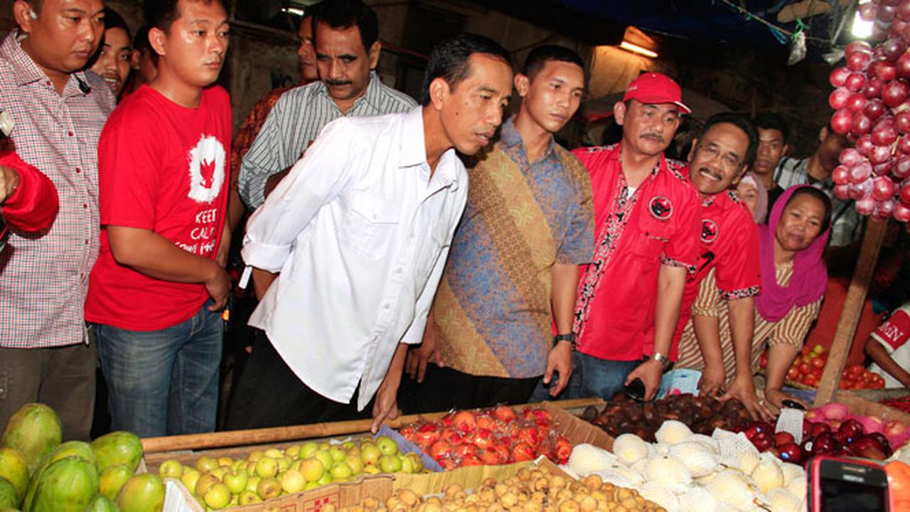 Jokowi Blusukan Kampanye