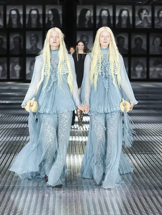 Gucci memberikan pengalaman berbeda dalam rangkaian show di Milan Fashion Week dalam gagasan dan visi terbarunya (Foto: Instagram @gucci)