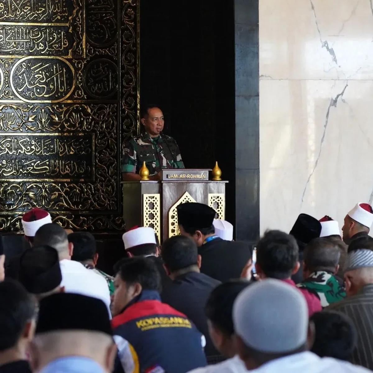 Desain Unik Masjid Panglima TNI