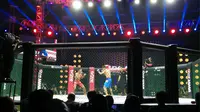 One Pride MMA Indonesia kembali menggelar turnamen nasional musim ketiga yang berlangsung di Britama Arena, Kelapa Gading, Jakarta. Foto: Istimewa