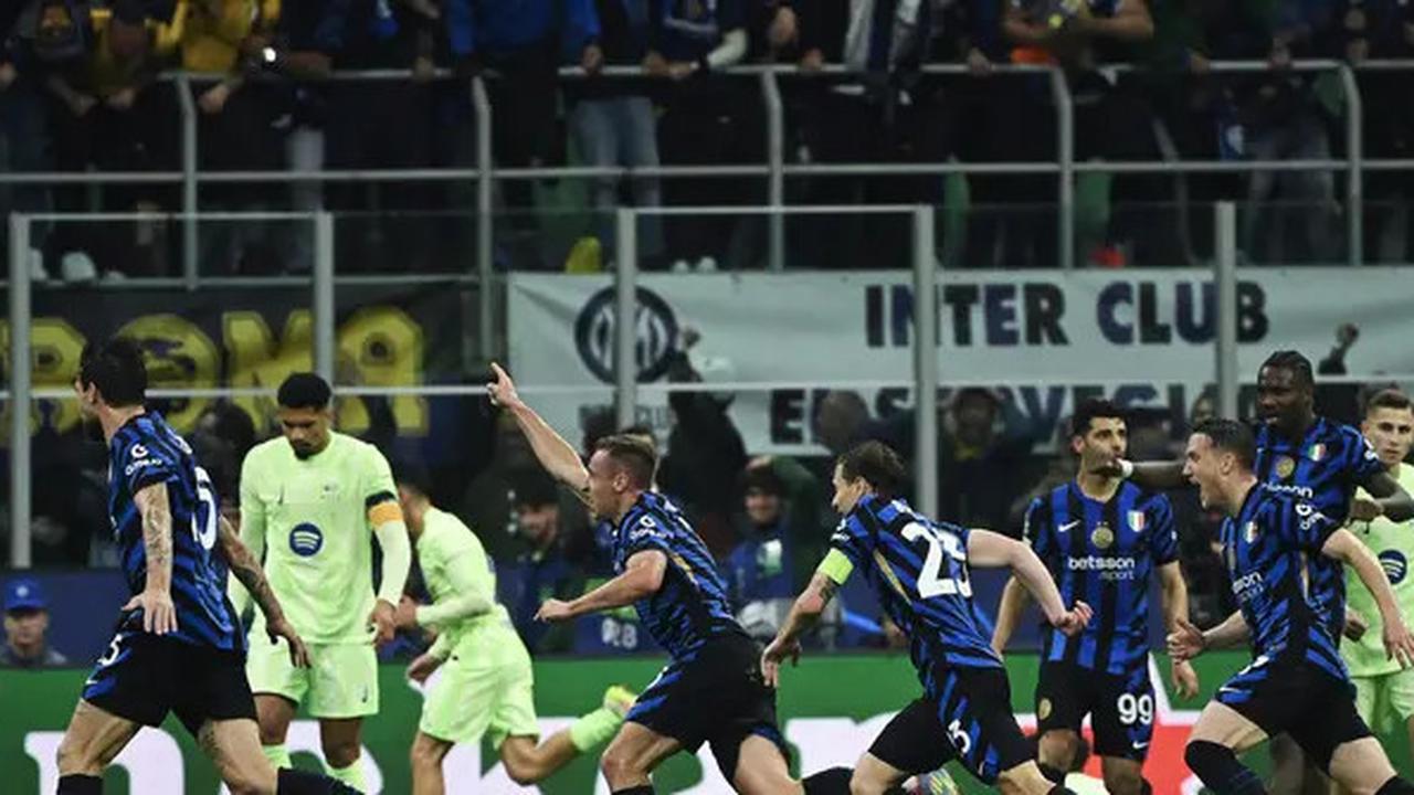 Hasil Semifinal Liga Champions: Pertandingan Menegangkan dengan 7 gol, Inter Milan Kalahkan Barcelona