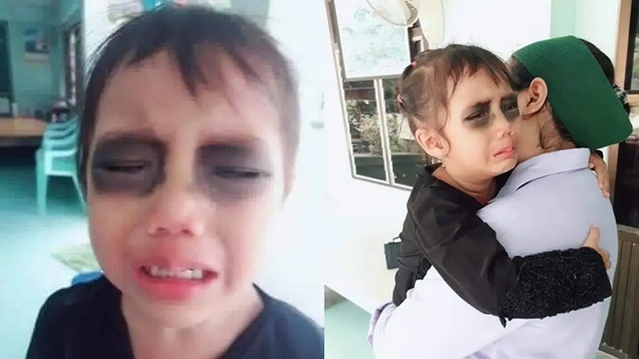 Aksi kocak ibu