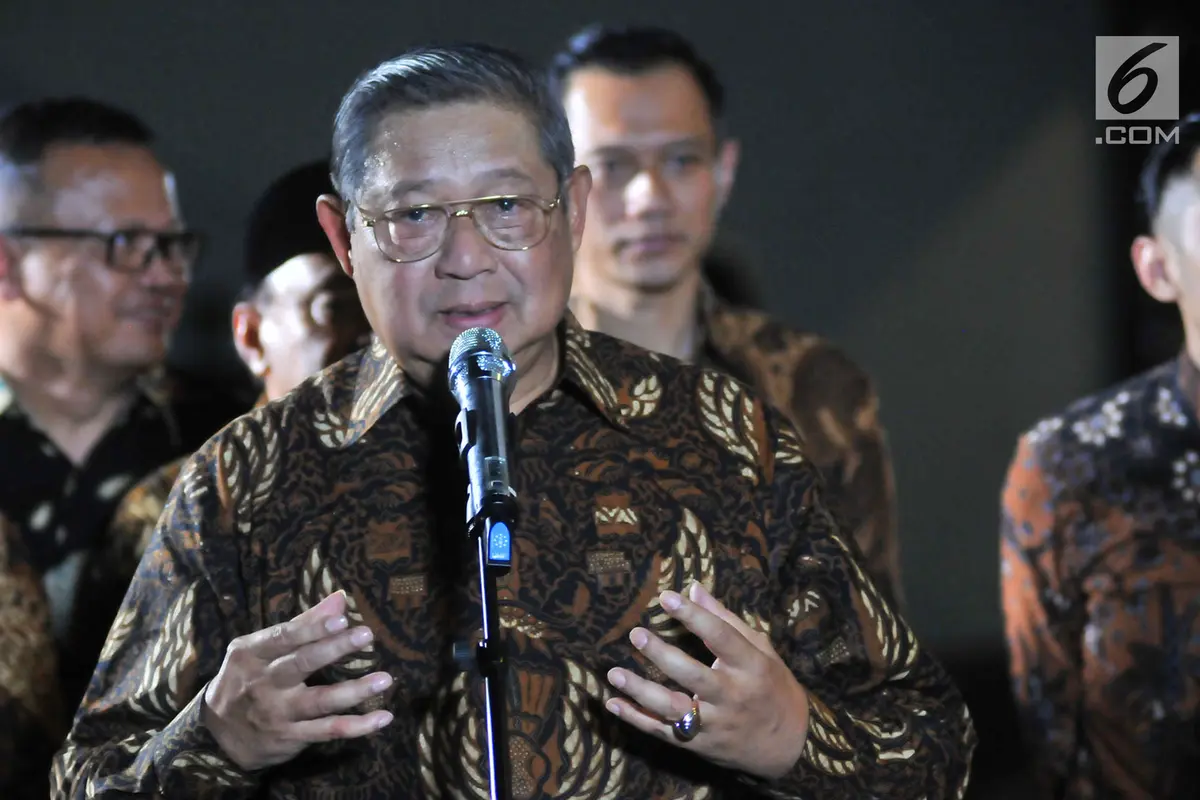 Jumpa Pers SBY dan Prabowo Subianto