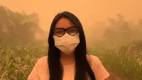 Kondisi Palangka Raya Hari Ini: Langit Menguning, Kabut Asap Makin Tebal