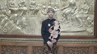 Ki Hafizh dalang cilik asal MTs Negeri 1 Pati. (Liputan6.com/ Arief Pramono)