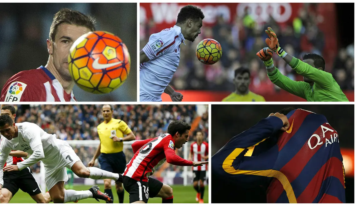 Foto terbaik La Liga Spanyol pekan ke-24 diwarnai aksi pemain Barcelona, Neymar, yang melepas bajunya. Berikut 10 foto terbaik La Liga Spanyol pekan ke-24 pilihan redaksi Bola.com.