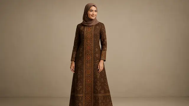 Model Gamis Payet Mewah/Ilustrasi gambar oleh AI