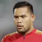 Kiper Timnas Indonesia, Andritany Ardhiyasa, saat melawan Filipina pada laga Piala AFF 2018 di SUGBK, Jakarta, Minggu (25/11). Kedua negara bermain imbang 0-0. (Bola.com/M. Iqbal Ichsan)