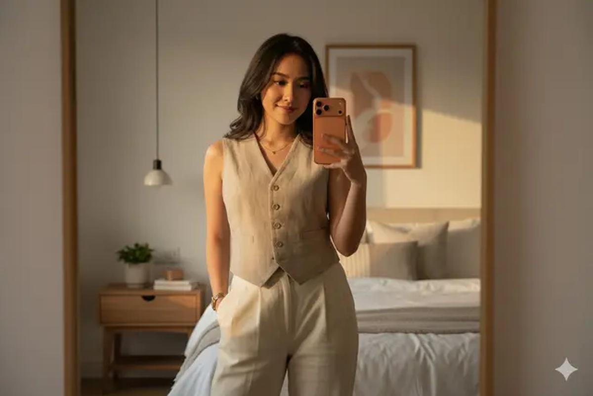Kumpulan Prompt Gemini AI Mirror Selfie Pakai iPhone 17/Gemini AI