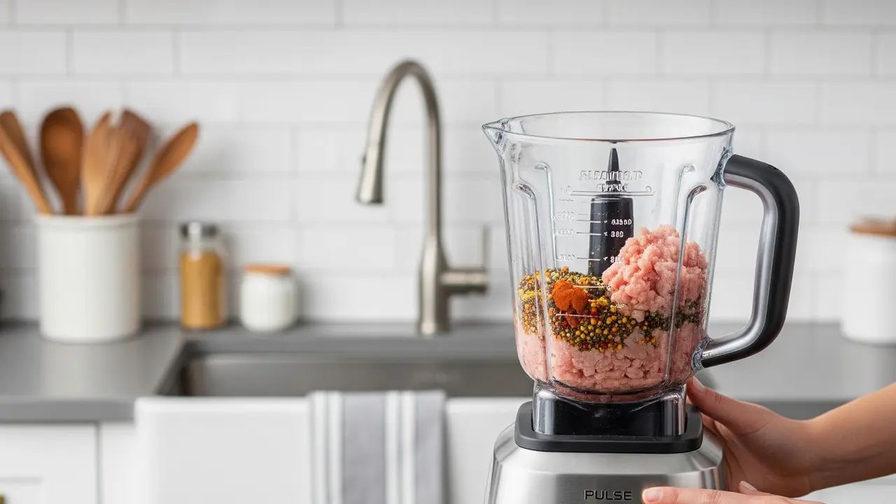 Cara Bikin Sosis Ayam dengan Blender